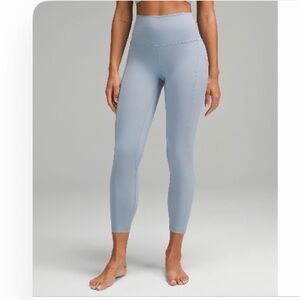 Lululemon leggings -light blue- like new 25”